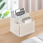 Poeland Desktop Storage Organizer Pencil Card Holder Box Container - Image 6