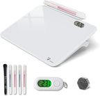 Small Glass Desk Whiteboard Dry-Erase Board by TOWON
