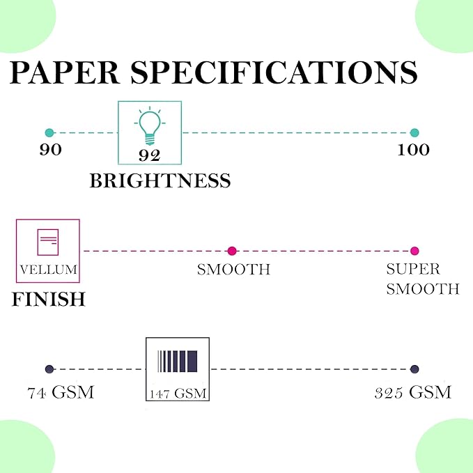 Print It - Vellum Bristol Colored Cardstock Cover Paper, 67 Lb, 8.5" X 11” - Image 3