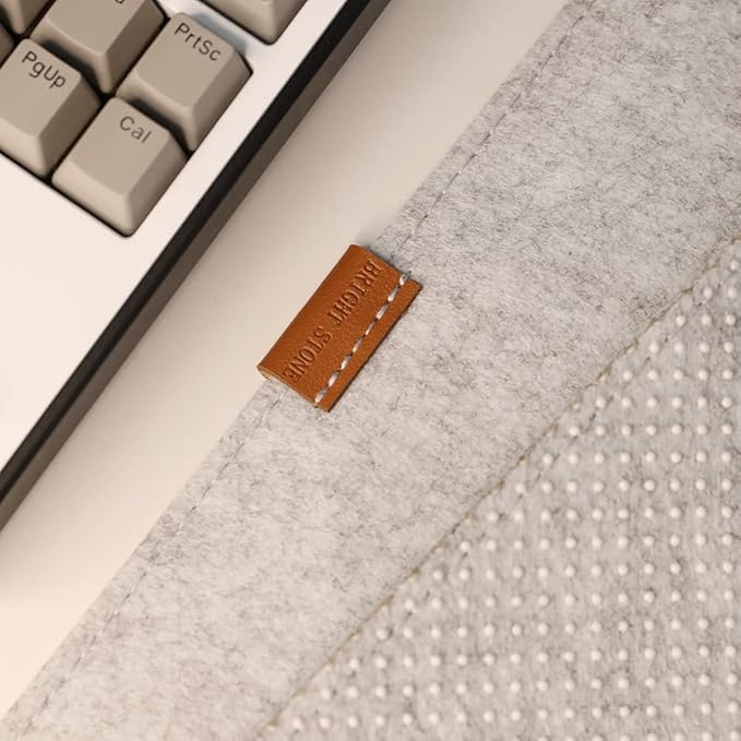 Bright Stone Felt Desk Mat, Non-Slip Mouse Pad, 27.5"x11.8" Office Supplies - Image 6