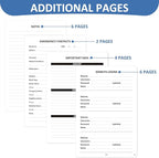 Comkiso Address Book with Individual Alphabetical Tabs Laminated, Large Print - Image 4