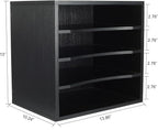 PAG Mail Sorter Organizer, Wood Countertop Literature Organizer, Office - Image 3