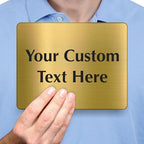 SmartSign Custom Brass Sign - Image 3