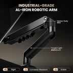 SIAGO Single Monitor Stand, 15 to 32 Inch Monitors Arm, Adjustable Mount - Image 3