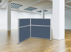 Versare Hush Panel Cubicle Kit | Workstation Partition Walls | Sound Dampening - Image 2