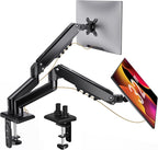 SIAGO Dual Monitor Stand, 15 to 32 Inch Monitor Arm, Adjustable Monitors Mount by SIAGO