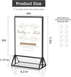 PPH-Sisy Acrylic Sign Holder 4x6 Display Stand, Acrylic Frames - Image 2