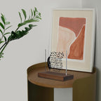 Christian Bible Verse Desk Sign, Psalm 91:4 Feather Wings Inspirational - Image 5
