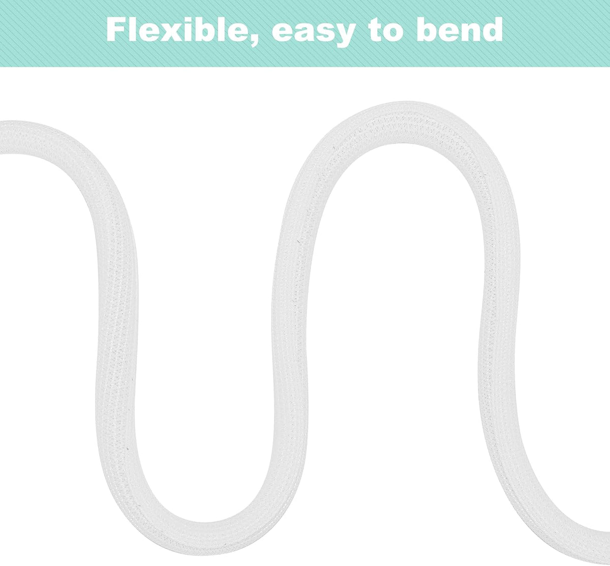 Split Wire Loom 3/4 Inch 50ft, Braided Cable Sleeve for Cable Management, Cor...