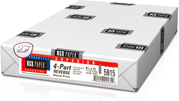 NextDayLabels - Superior Carbon-Less NCR, Pre Collated Paper, 500 Sheets Per by NextDayLabels