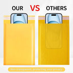 Ctarsthome 52Pack Yellow 3.5x5inch Kraft Bubble Mailers Small Business Mailing - Image 5
