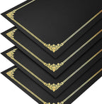 SUNEE Certificate Holders, Diploma Covers Gold Foil Border, - Image 2