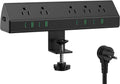 Jgstkcity Desk Clamp Power Strip, 45W Fast Charging Station, 4 USB-C, 4 USB-A