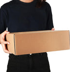 PHAREGE 12x9x4 inch Shipping Boxes 6 Pack Brown, Tab Lock Tuck Top Mailer Boxes - Image 4