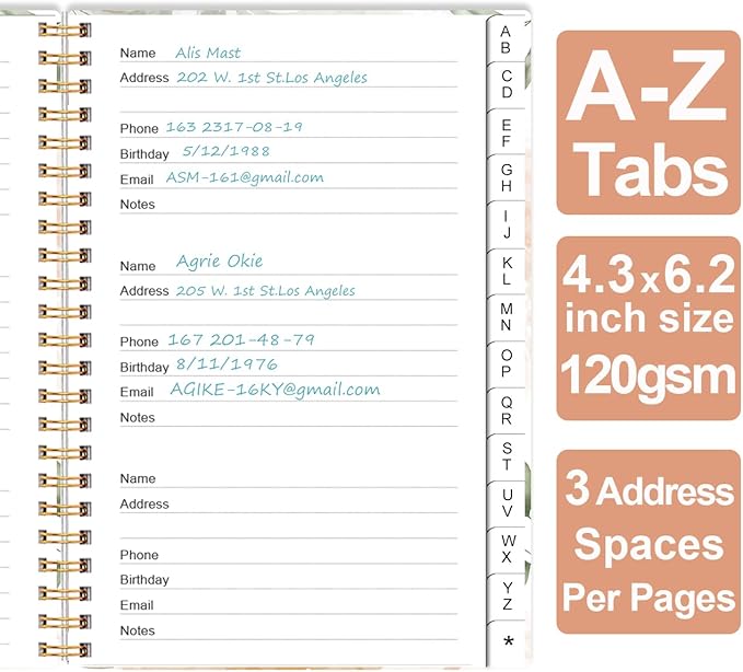 Address Book with Alphabetical Tabs - Image 3