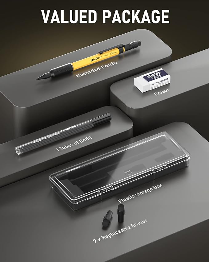 Nicpro 1.3 mm Mechanical Pencil Set - Image 5