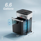BONSEN Paper Shredder, 20-Sheet 60 Mins Nonstop Heavy Duty Paper Shredder - Image 5