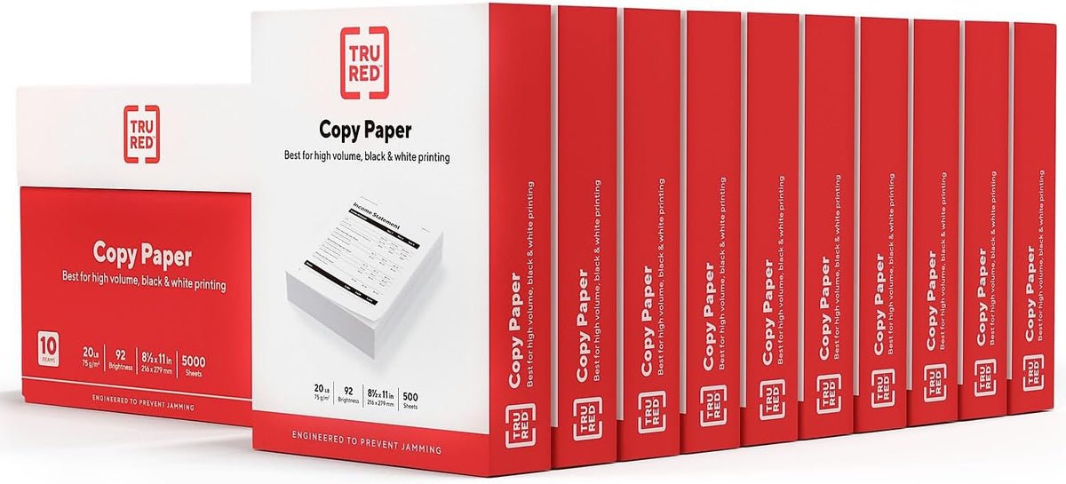tru red by staples copy & printer paper, main product view
