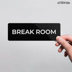 Break Room Sign, Durable ABS Plastic - Image 3