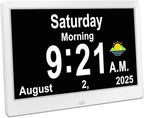 SSYA Dementia Clocks with Day and Date by SSYA