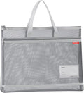 Pendancy Mesh Zipper Pouch A4 Size, Large Double Pocket Lightweight Nylon by Pendancy