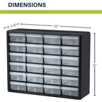Akro-Mils 24-Drawer Plastic Drawer Storage Cabinet - Image 3