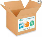 Extra Large Shipping & Moving Boxes 20 x 20 x 16 inches by IDLPackaging