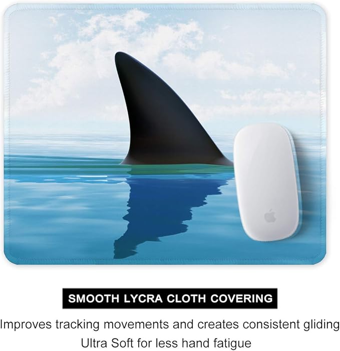 Auhoahsil Mouse Pad, 12 x 10 in Oceans Theme Computer Mouse Pad - Image 4