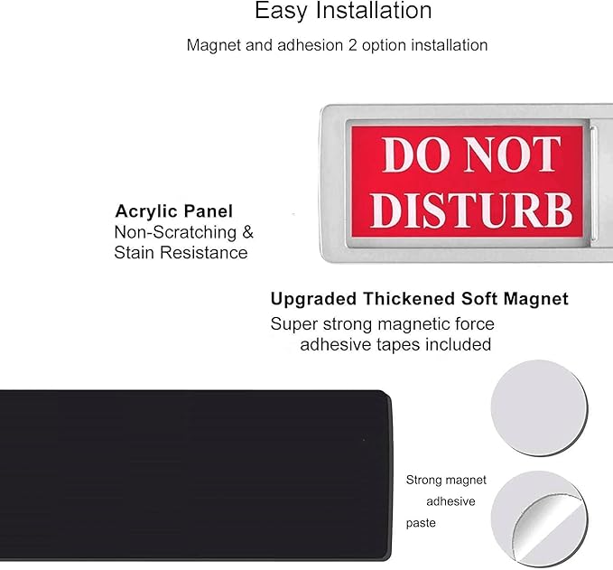 Magnetic Do Not Disturb Sign - Image 2