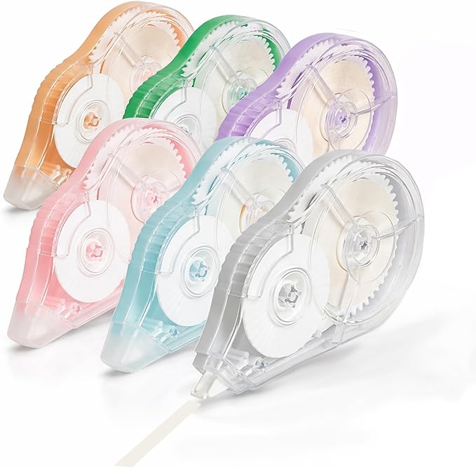 Aipker Correction Tape, Extra-Long 30 m Each – 590 ft Total, Easy-to-Use White by Aipker
