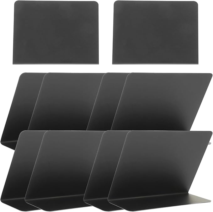 VILLCASE 10pcs Mini Chalkboard Signs Reusable Acrylic Desktop Message Boards by VILLCASE