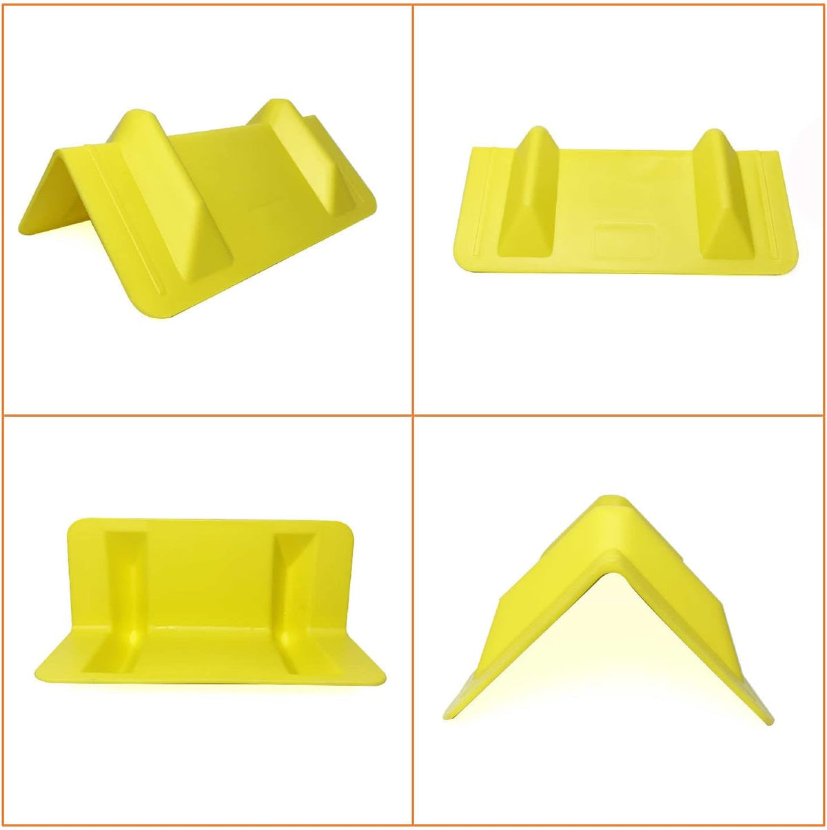 Flatbed Edge Protector Holder (24pcs, 10.6"L x 4.3"W) Tie Down Corner Strap Protector Heavy Duty Cargos Protector for Cargo Protection