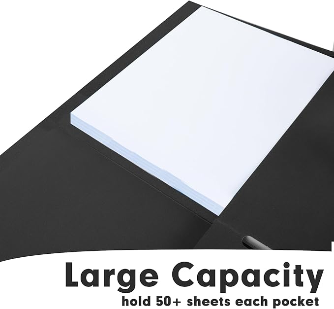 Two Pocket Folders, RAZCC 50 Pack 2 Pocket Folders Fit Letter Size Paper - Image 5