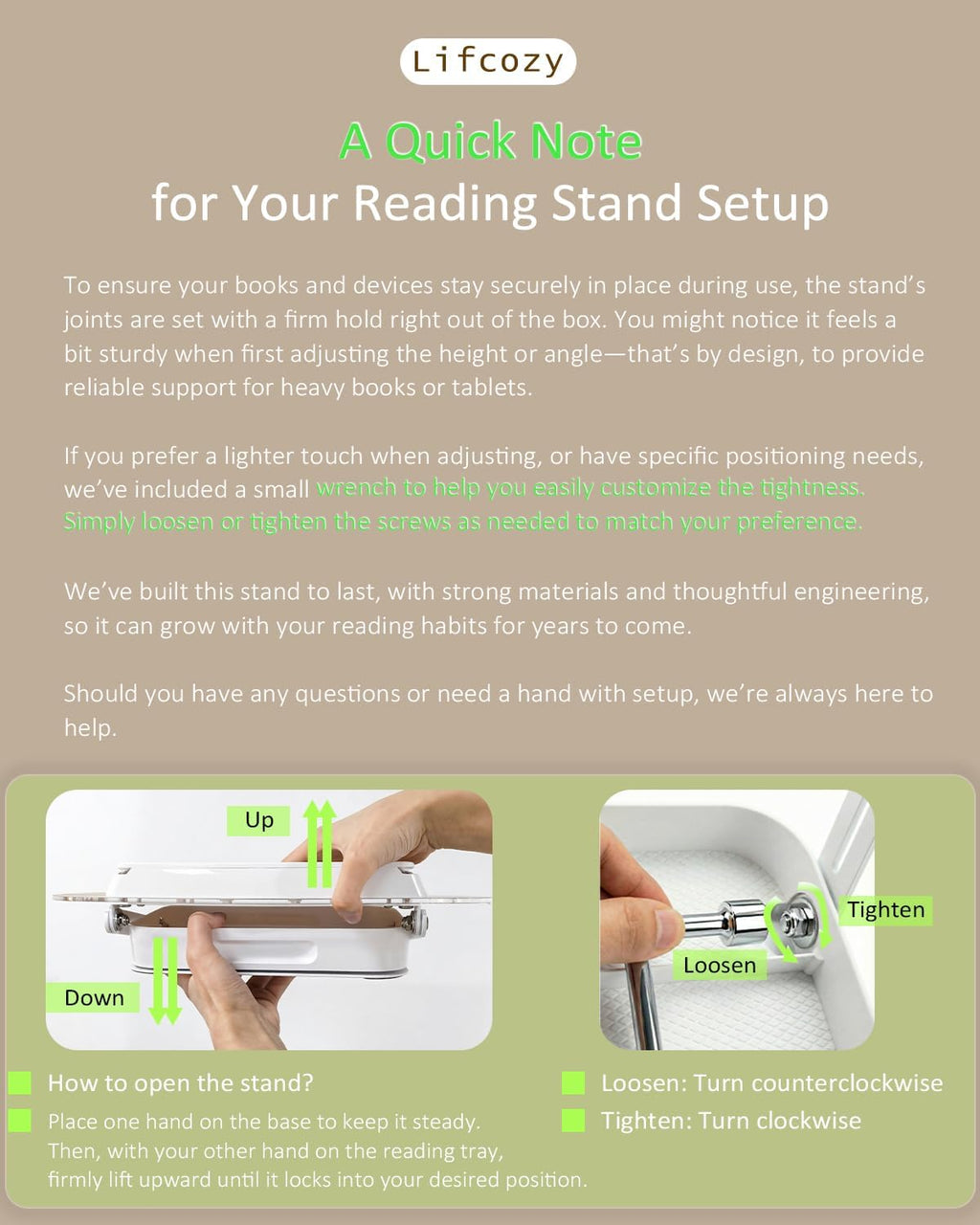 Book Stand for Reading, Acrylic Adjustable Book Holder with Book Page Holder, 360°Cookbook Stand with Storage for Kitchen Counter, Hands Free Recipe Book Holder for Textbook Cookbook, Clear