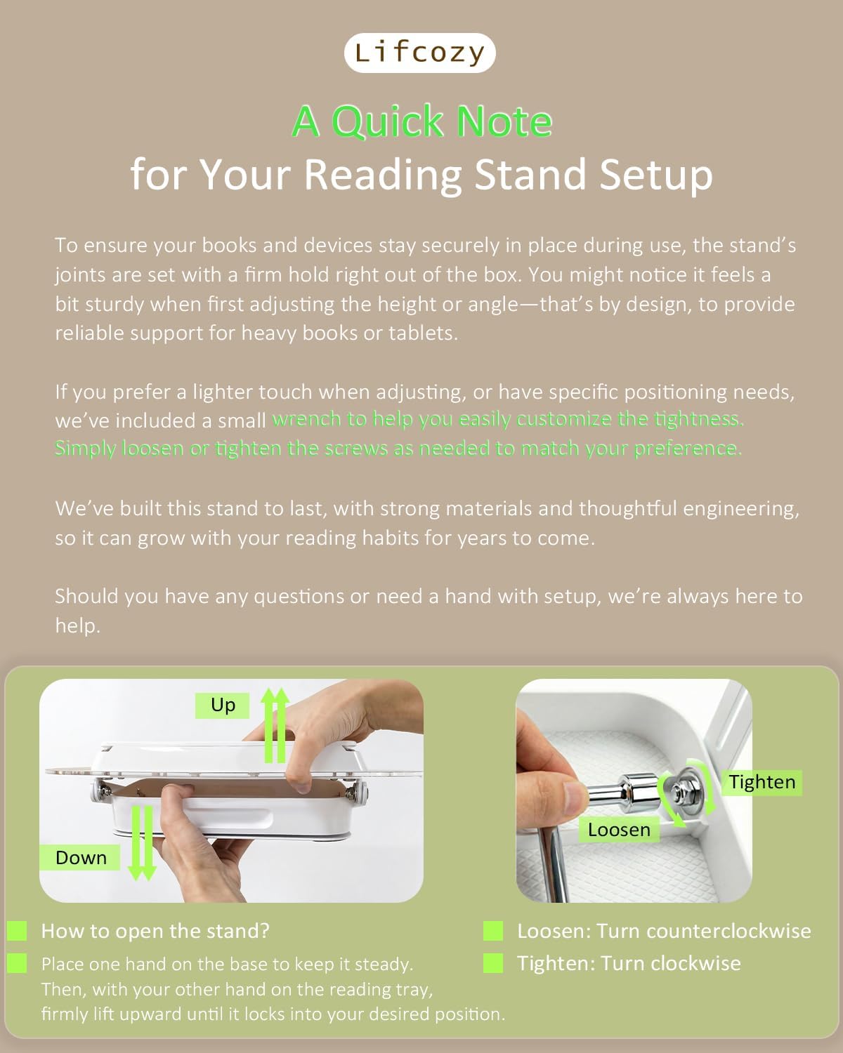 Book Stand for Reading, Acrylic Adjustable Book Holder with Book Page Holder, 360°Cookbook Stand with Storage for Kitchen Counter, Hands Free Recipe Book Holder for Textbook Cookbook, Clear