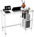 HMYHUM 40 Inch Acrylic Computer Desk by HMYHUM
