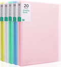 Phyxin 20-Pocket Portfolio Binder Organizer, Binder Sheet Protectors 8.5" x 11" by Phyxin