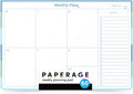 PAPERAGE To Do List Notepad & Weekly Planning Pad, 60 Sheets, 6.5 in x 9.5 in, Undated Weekly Planner & To Do List Notebook for Work, Home Office & School, (Blue)