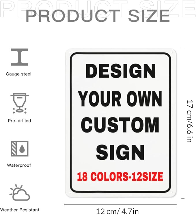 Custom Signs Outdoor Metal Personalized Signs - Image 5