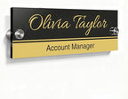 Personalized Office Wall Name Plate Sign Custom Door Name Plate Office Gifts by Unknown