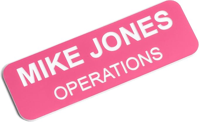 Custom Engraved Name Tag Badges – Personalized Identification by ProvidenceEngraving