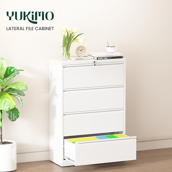 4 Drawer Lateral File Cabinet - Image 3