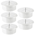 HYCC 5 Pack 2 Inch Flexible Desk Grommet, Organize Wires and Cables on Office by HYCC