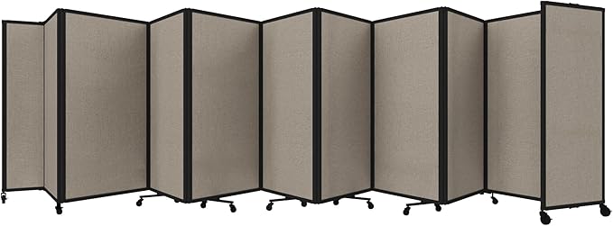 Versare Room Divider 360 Portable Wall Partition | Folding Panels | Large by VERSARE