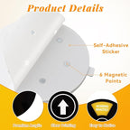 Office Door Sign, 6 Inch Round Privacy Signs - Image 5