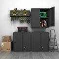 greatmeet locking metal garage wall cabinet with doors, main product view
