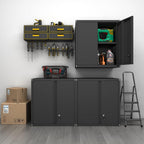 greatmeet locking metal garage wall cabinet with doors, main product view