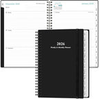 Planner 2026 - A5 Weekly & Monthly Planner Spiral Bound, January 2026 - by Heveboik