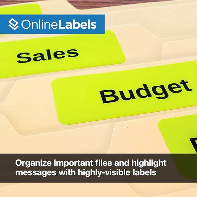 Neon Yellow Address Labels - Image 6