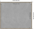 Amanti Art Silver Framed Magnetic Board 42x50 Oversize Vision Board - Image 4